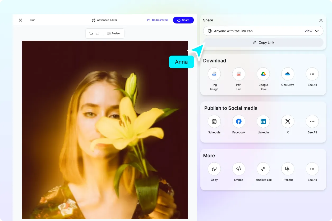 Free AI Blur Photo Editor, Free Blur Photo Maker Online
